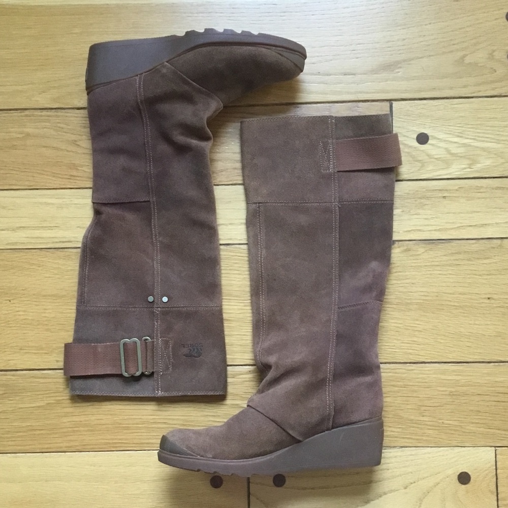 Sorel Toronto Tall Suede Wedge Boots